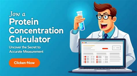 Calculate protein concentration from absorbance. .  This calculator estimates protei...