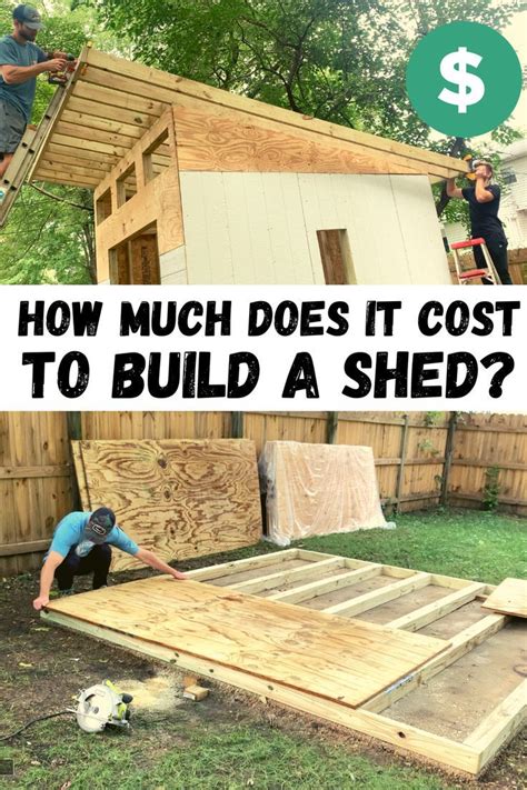 Calculate the Cost to Build a Shed