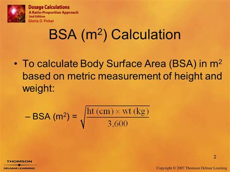 Calculating BSA (Body Surface Area) - PASI) Training