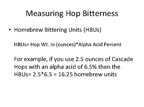 Calculating Hop Bitterness: How much Hops to Use? - BeerSmith