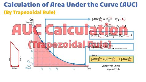 Calculating auc in pharmacokinetics Math Teaching