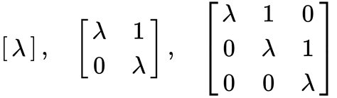 Calculating the Jordan form of a matrix SciPy Recipes