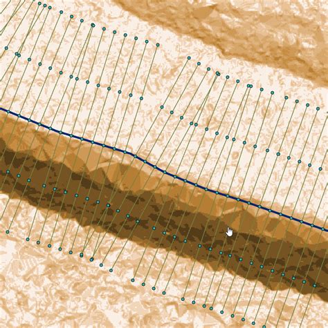 Calculating variable buffers using slope between river and point …