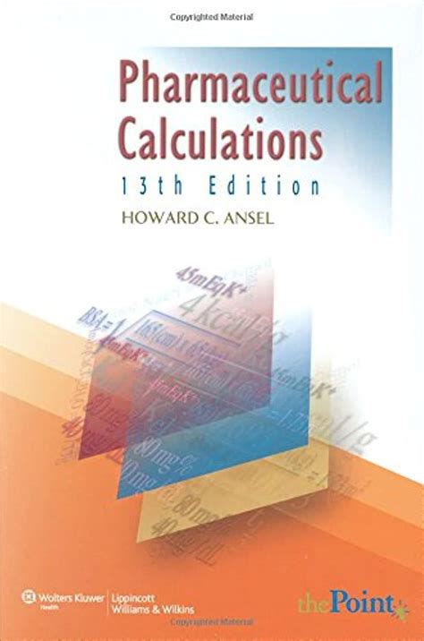 Calculations Ansel Manual Solution Pharmaceutical