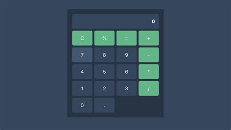 Calculator Layout Design Using Bootstrap