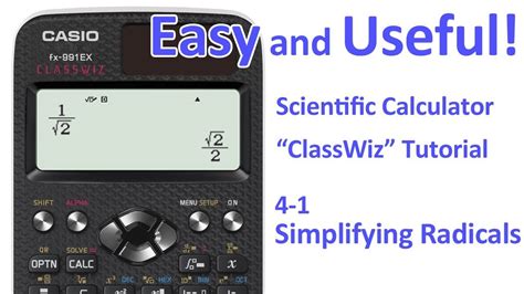 Calculator Simplifying Radicals YouTube