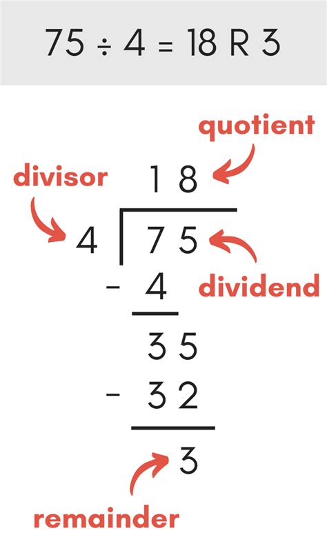 The procedure to use the division calculator is as follows: Step 1: Enter the dividend and divisor in the respective input field. Step 2: Now click the button “Solve” to get the result. Step 3: Finally, the quotient and remainder will be displayed in the output field..