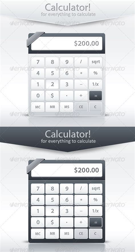 Calculator for Everything to Calculate Website template design