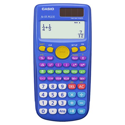 Calculator with fractions. Here is the list of calculators with fraction functionality. Casio fx-55 PLUS Fraction Calculator. This calculator has been specifically made for fraction calculations. Casio brand is very popular and calculator has been their main product. Their calculator product is very popular even with the old ones. This specific fraction calculator is ... 