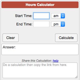 Calculatorsoup hours. Sum. Sum =. 268. Solution: The average (mean) is equal to the sum of all the data values divided by the count of values in the data set. Average = Sum / Count. = 268 / 16. = 16.75. Get a Widget for this Calculator. 