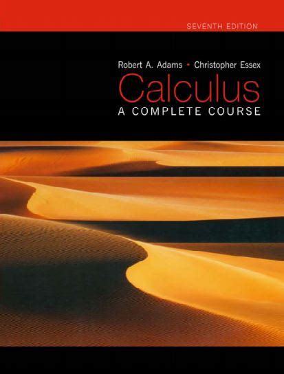 Calculus a complete course 7th edition solutions manual. - Bolívar, a la luz de la verdad.