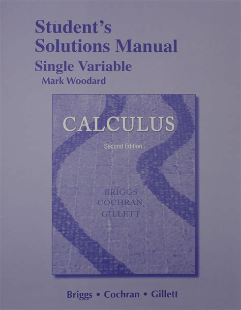 Calculus briggs cochran calculus solutions manual. - En busca de la literatura de josé luis acquaroni, 1919-1983.