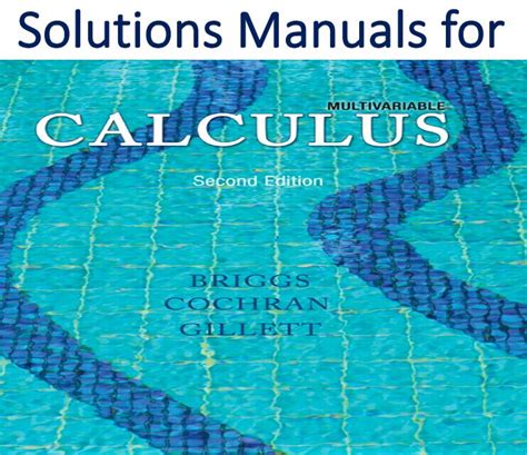 Calculus briggs cochran solutions manual 2. - Manuali per i proprietari di motocicli yamaha.