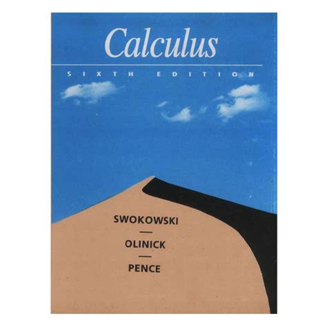 Calculus by swokowski 6th edition free download. - Supplementa, illustrationes und emendationes zur verbesserung der kirchen-historie.