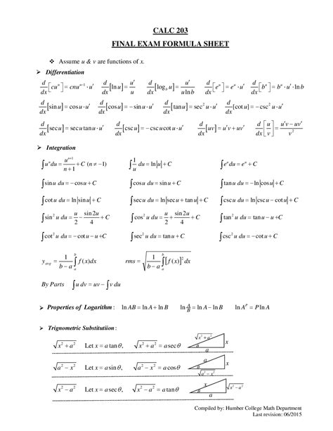 Calculus final exam pdf. Precalculus: Final Exam Practice Problems This is not a complete list of the types of problems to expect on the ﬁnal exam. Example Determine the domain of the function f(x) = √ x−12. Since we cannot take the square root of a negative number and get a real number, the domain of f is all x such that x−12 ≥ 0, or x ∈ [12,∞). 