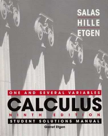 Calculus one and several variables solutions manual. - Die briefe der kinder des winterkönigs..
