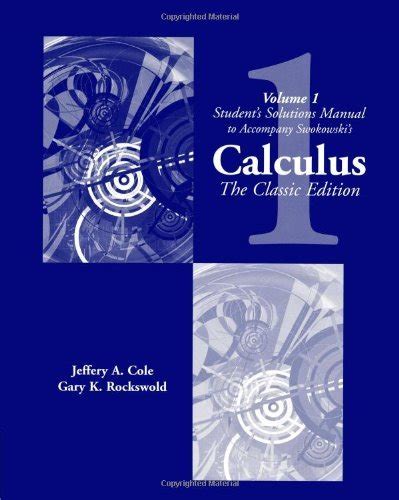 Calculus swokowski 5th complete solution manual. - Clinical governance a guide to implementation for healthcare professionals 3rd edition.