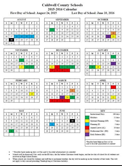 Caldwell Isd Calendar