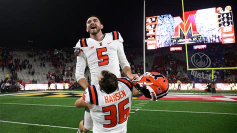 Caleb Griffin’s 43-yard field goal on the final play lifts Illinois over Maryland 27-24