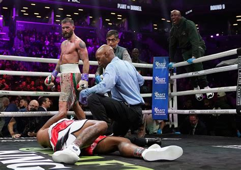 Caleb Plant scores a one punch knockout over Dirrell