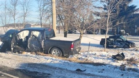 Caledon accident today.  Please A Ford Escape and Porsche collided at Old...