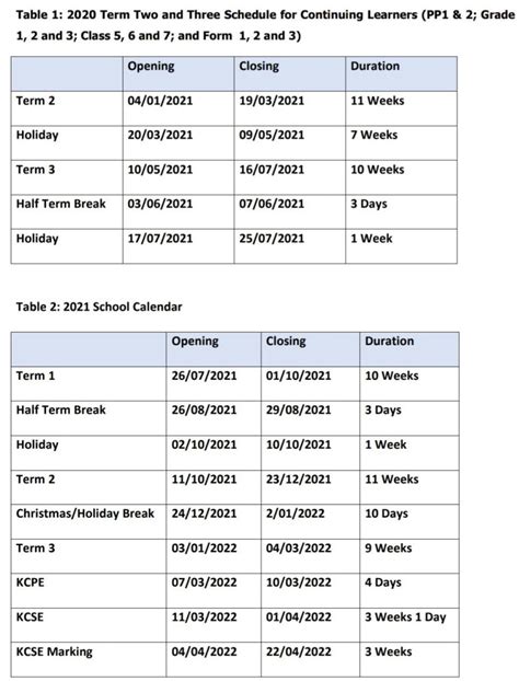 Calendar/Term Dates - Oakgrove School