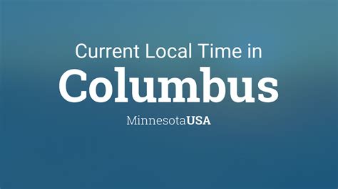 Calendar - Columbus, MN