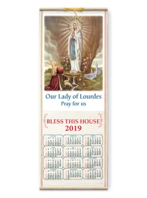 Calendar - Our Lady of Lourdes