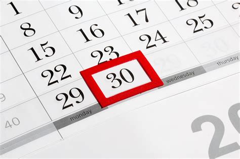 Calendar Countdown Without Weekends Image