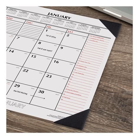 Calendar Desk Pad