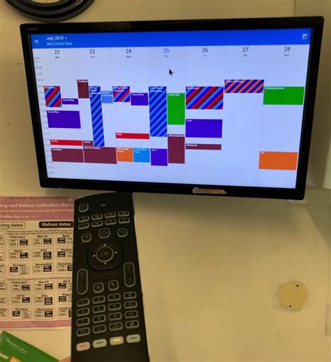 Calendar Display Monitor
