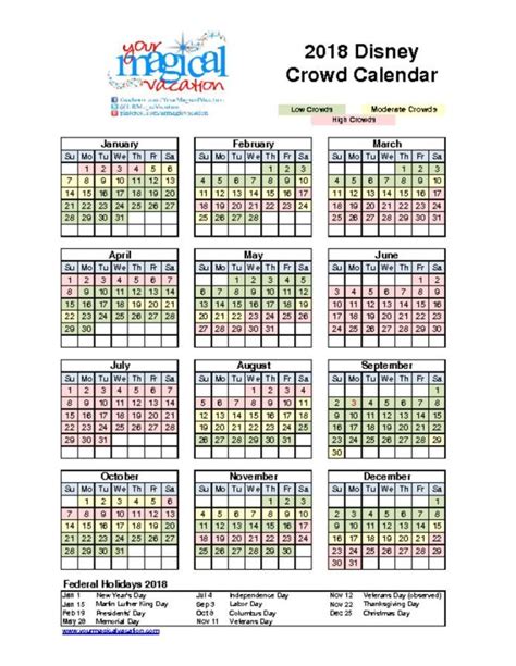 Calendar Dsny Chart