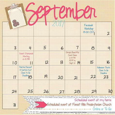 Calendar Events In September