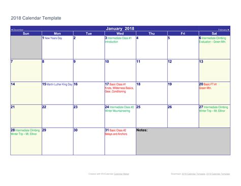Calendar Examples
