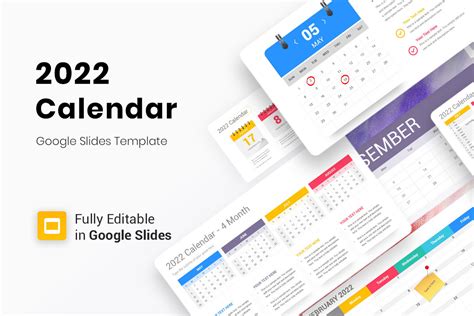 Calendar Google Slides Template 2022