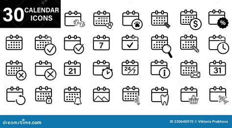Calendar Icon Vector Customize and Print