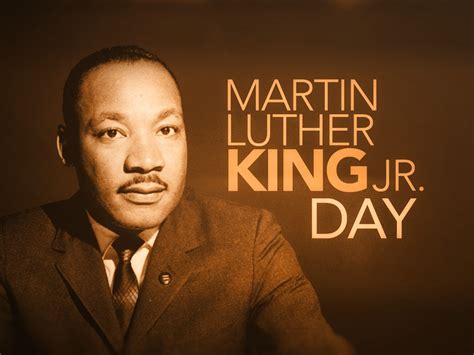 Calendar Martin Luther King Day