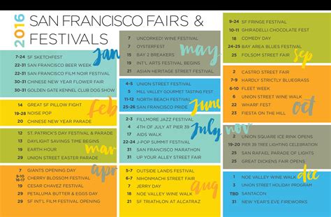 Calendar Of Events San Francisco