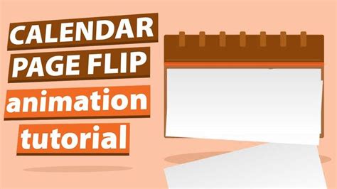 Calendar Page Flip in After Effects Motion Graphics Tutorial YouTube