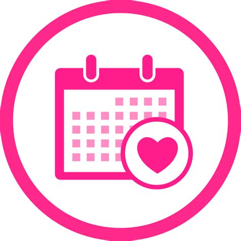 Calendar Pink Icon