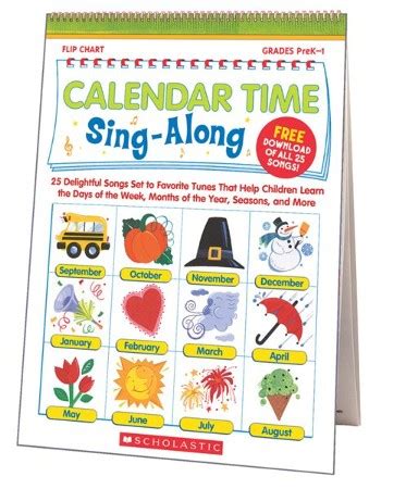 Calendar Time SingAlong Flip Chart by Paul Strausman