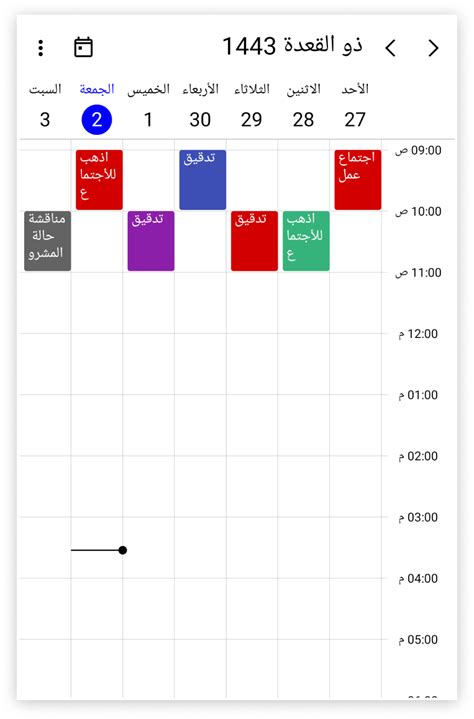 Calendar types in MAUI Scheduler control Syncfusion