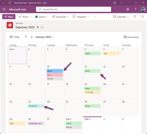 Calendar view on Microsoft Lists and SharePoint lists QuixTec