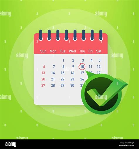 Calendar with checkmark or tick. Approved or schedule date. Vector