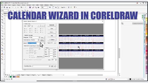 Calendar wizard coreldraw. com/graphicsguru201#!This is CorelDraw Unique Wall...
