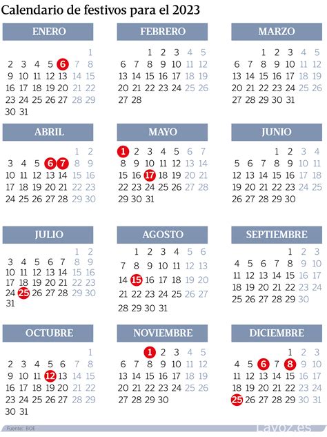 Calendario 2023 con días festivos en las bahamas Imprimir y descargar