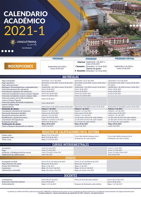 Calendario admisión - Pontificia Universidad Javeriana