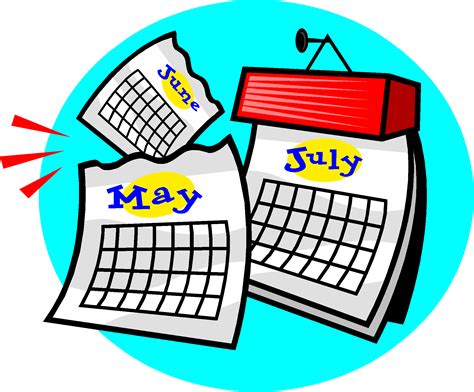 Calender Clip Art Customize and Print