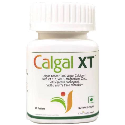 Calgal XT-100% Vegan Algae Based Calcium Supplement MG, …