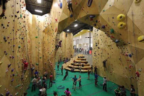 Calgary climbing centre.  Free coffee drink on your birthday.  Competit...
